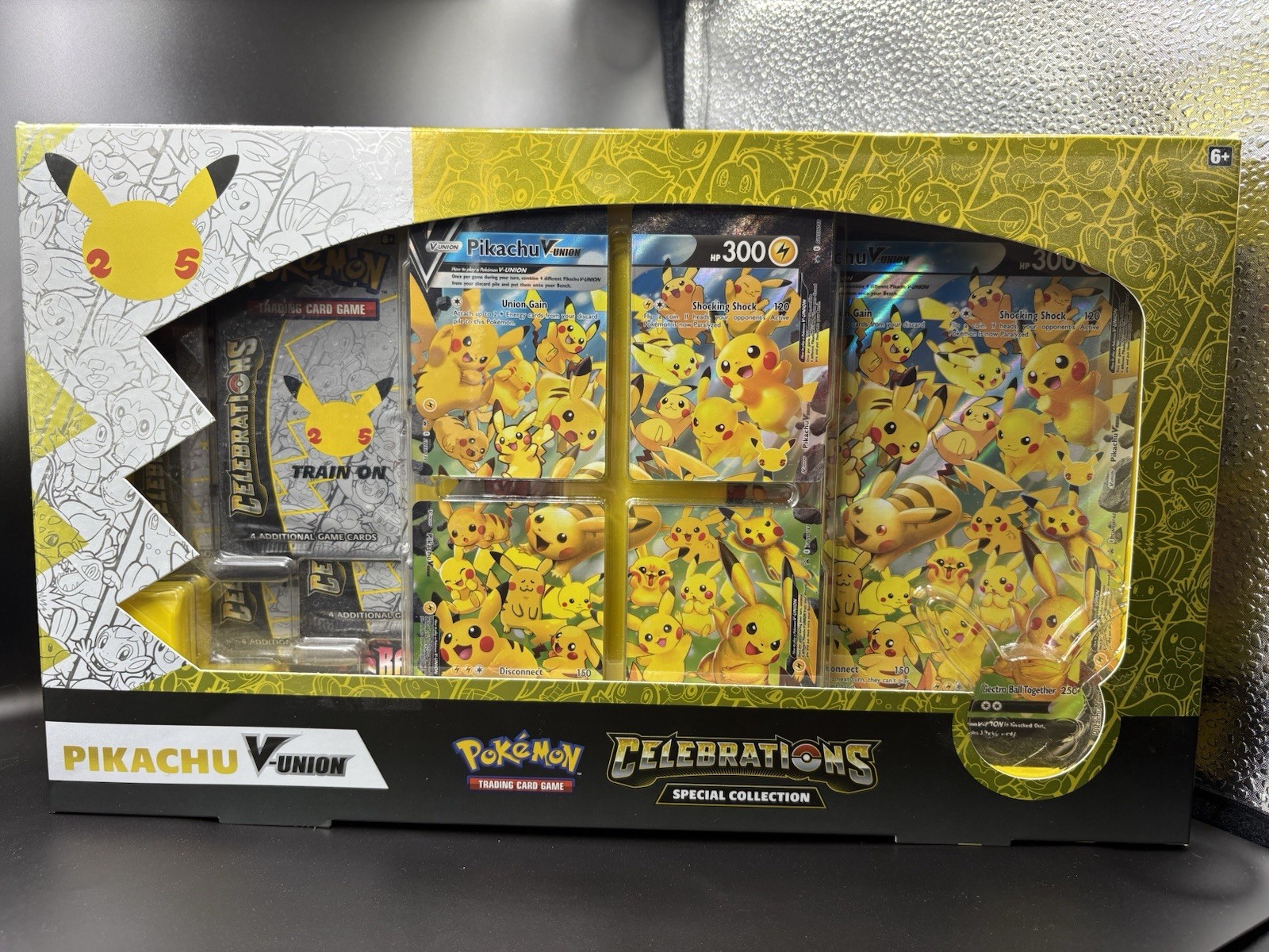 Pokémon Celebrations 25th Anniversary Pikachu V-union Premium Playmat Collection