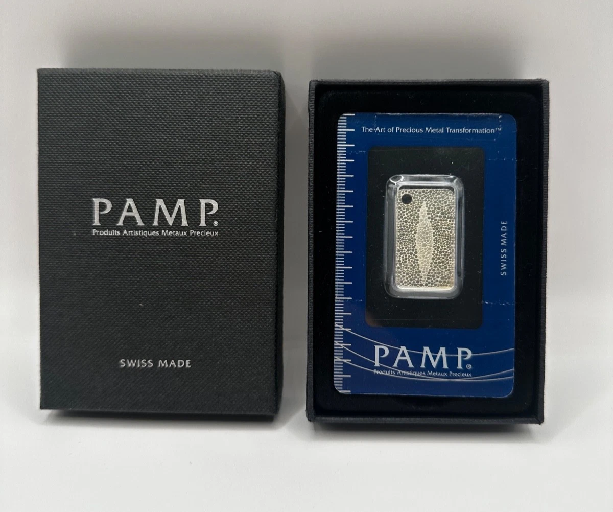 Pamp Suisse 0.999 Silver Bullion Bars & Rounds 10 g Precious Metal