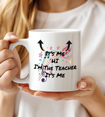 WESTCOUNTRY DESIGN Taylor Swift inspired Teacher Mug – Swiftie Teacher Gift – Funny Teacher Coffee