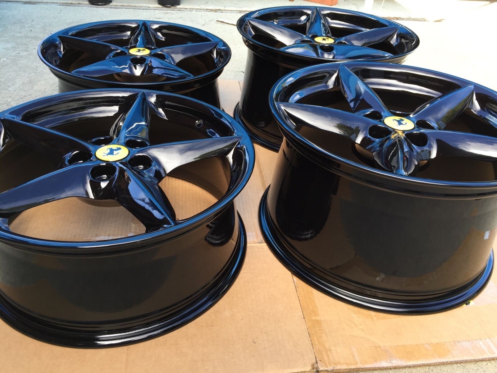 Ferrari 360 Modena Front Wheel Black P/N 164173