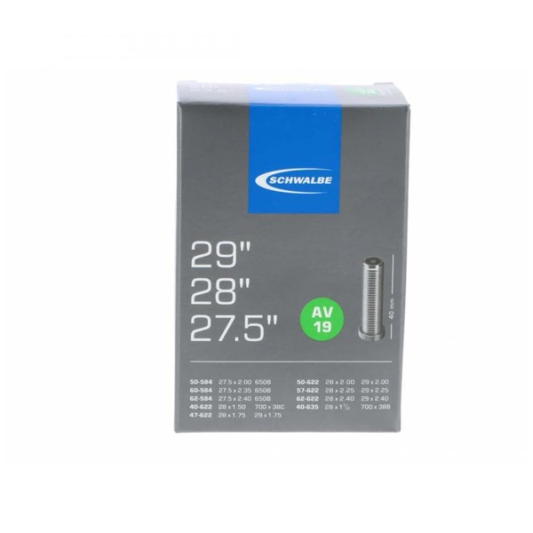 1 X Schwalbe Schlauch AV19 27,5/28/29X1.50-2.40 40Mm-image