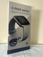 NUEVO Fitbit Versa 2 Smartwatch Plata Salud Fitness Activity Tracker