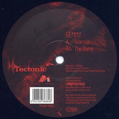 Gemmy - Warrior / The Dome - Vinyl Record 12 - F4593z