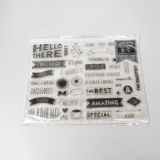 Hero Arts March 2018 Monthly Stamp Die Set Kit Hello Free Hugs Friend Sun