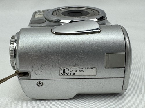 Sony Cyber Shot DSC S90 4.1MP Camera Silver - Broken Door Clip - Tested - Afbeelding 9 van 16
