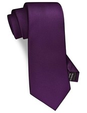 Classic New 3.15"  8cm  Men's Solid Color Necktie Wedding Business Tie  Purple