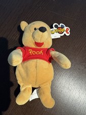 VINTAGE NEW WINNIE THE POOH BEAR 8" MINI BEAN BAG PLUSH DOLL DISNEY MOUSEKETOYS