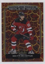 2022 O-Pee-Chee Platinum Marquee Rookies Hot Magma Nikita Okhotyuk Okhotiuk ry5
