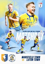 MANSFIELD TOWN v LUTON TOWN 18 April 2026 EFL League One FAN edition