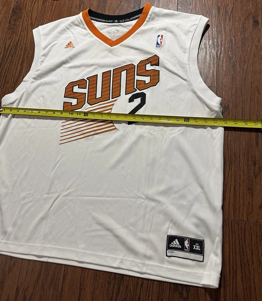Eric Bledsoe Men's XXL Adidas Phoenix Suns White NBA Jersey - Image 3 of 4