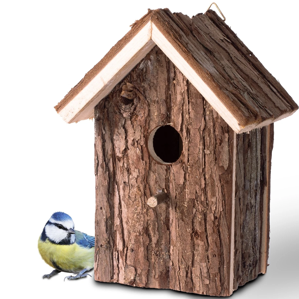 RELAXDAYS CASETTA PER Uccelli, Nido in Legno d'Abete, da Appendere in