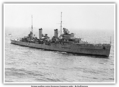 German auxiliary cruiser Kormoran Commerce raider_issue2