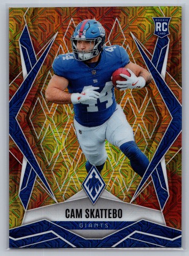 2025 Panini Phoenix #168 Cam Skattebo Fireburst Prizm #/350
