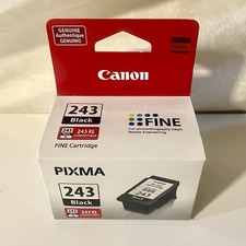 Canon PIXMA PG-243 Black Ink Cartridge Genuine OEM 1287C001 AA New Sealed