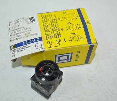 Square D Contact Block for Illuminated Push Button Model# DOFB01
