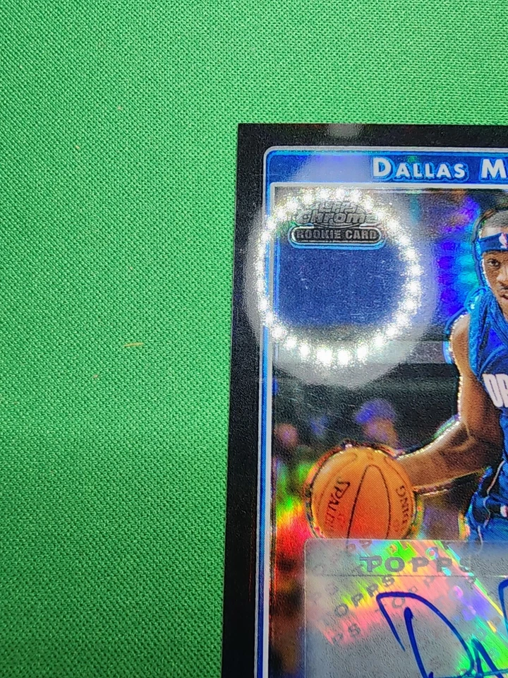 2006-07 Topps Chrome Black Refractor Auto Pops Mensah-Bonsu #173 Rookie Auto RC - Image 4 of 4