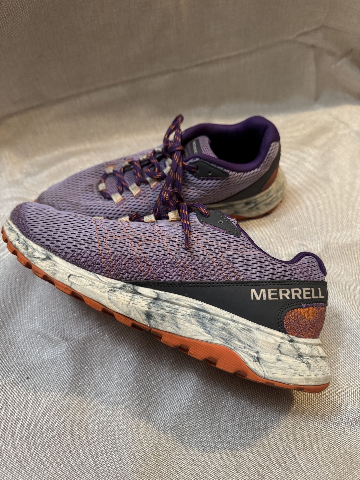 Scarpe da trail running Merrell Fly Strike donna taglia 8 5 tutto l'anno viola arancione
