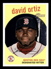 2008 Topps Heritage #327 David Ortiz Boston Red Sox Baseball Card NM-MT ID:44080