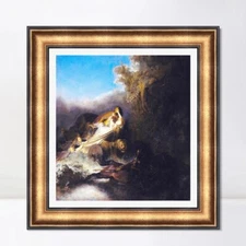 Framed Canvas Art Giclee Print Series#030 by Rembrandt Harmenszoon van Rijn