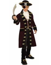 Buccaneer Captain Caribbean Pirate Boy Fancy Dress Up Halloween Child Costume