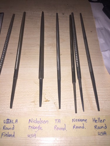 16pcs. Mixed Mfrs., 6" Files, Grobet,, Lenox, India, Viiala, Nicholson, Heller - Picture 4 of 4