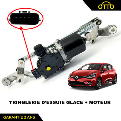 Moteur Essuie-Glace Avant Pour Renault Clio 1 16S 16V Williams - Occasion Bon État - Mécanisme Complet