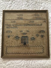 victorian antique sampler