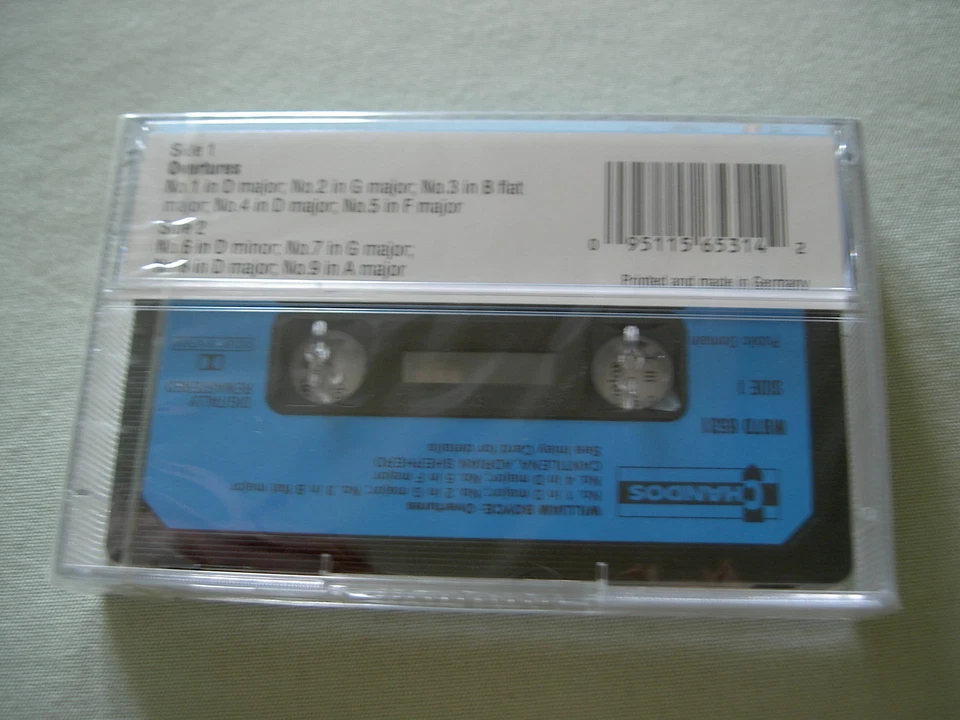 WILLIAM BOYCE Overtures Nos. 1-9 Cantilena Shepherd new sealed cassette - Image 2 of 2