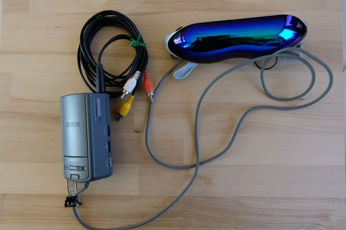 Sony glasstron,PLM-A35,personal LCD viewing monitor glasses | eBay