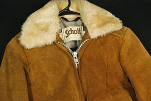 schott suede bomber jacket