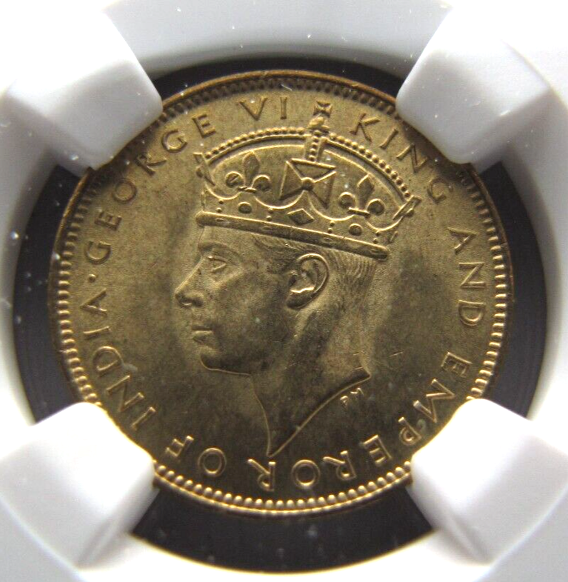 Jamaica KM30 Farthing 1942 NGC MS 66. Highest grade, only one