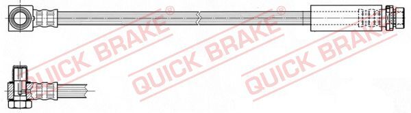 Quick Brake 58.300X Bremsschlauch 312 Mm FüR Ford-image