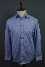 Eton Slim Fit Blue Long Sleeve Button Down Dress Shirt