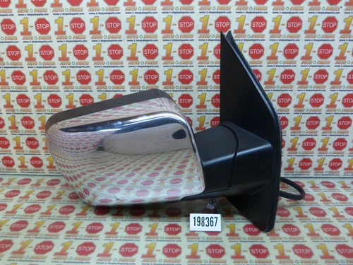 2004-2009 NISSAN TITAN PASSENGER SIDE VIEW POWER HEATED CHROME DOOR MIRROR OEM