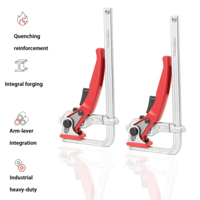 2 Pcs Sägeführungsschiene Ratsche Klemme Ratchet Track Führungsschiene Klemme