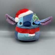 Squishmallows Lilo  Stitch 8" Santa Stitch Plush NEW