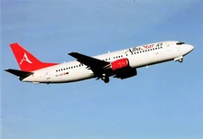 Postcard Airline ALBA STAR B-737-408 EC-LAV CC7.