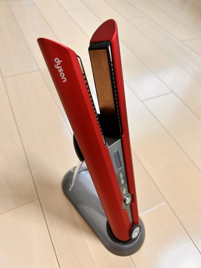 Dyson Corrale Red / Bright Nickel Storage Box with Pouch From Japan