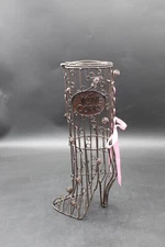 Metal Wine Cork Holder Woman's High Heel Boot