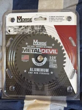 Morse Metal Devil Aluminum Carbide Tipped Circular Saw Blade 102520 5-3/8” 137mm