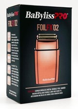 Babyliss PRO FoilFX02 Cordless Rose Gold Metal Double Foil Shaver FXFS2RG