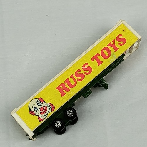 Vintage Yatming Semi Truck Tractor Trailer Only Russ Toys Clown Face Rare - Picture 8 of 16