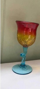 Ryukyu Glass mini wine glass cup graduation