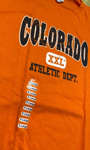 Colorado Athletic Dept. VINTAGE NCAA Shirt NEW w/o - Picture 2 of 4
