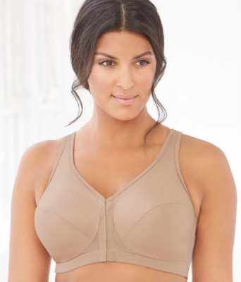 GLAMORISE CAFE MAGIC LIFT POSTURE BACK SUPPORT WIRE-FREE BRA, SIZE US48DD, NWOT