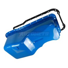 Sbf Ford Small Block Blue Oil Pan 260 289 302 Mustang 65-7 Street Hotrod Gasket