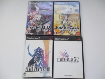 PlayStation 2 .hack//G.U. Vol.2 .hack//G.U. Vol.3 etc Lot of 4 JP