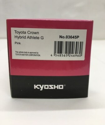 Kyosho 1/43 Toyota Crown Hybrid Athlete Pink Diecast 03645P | eBay