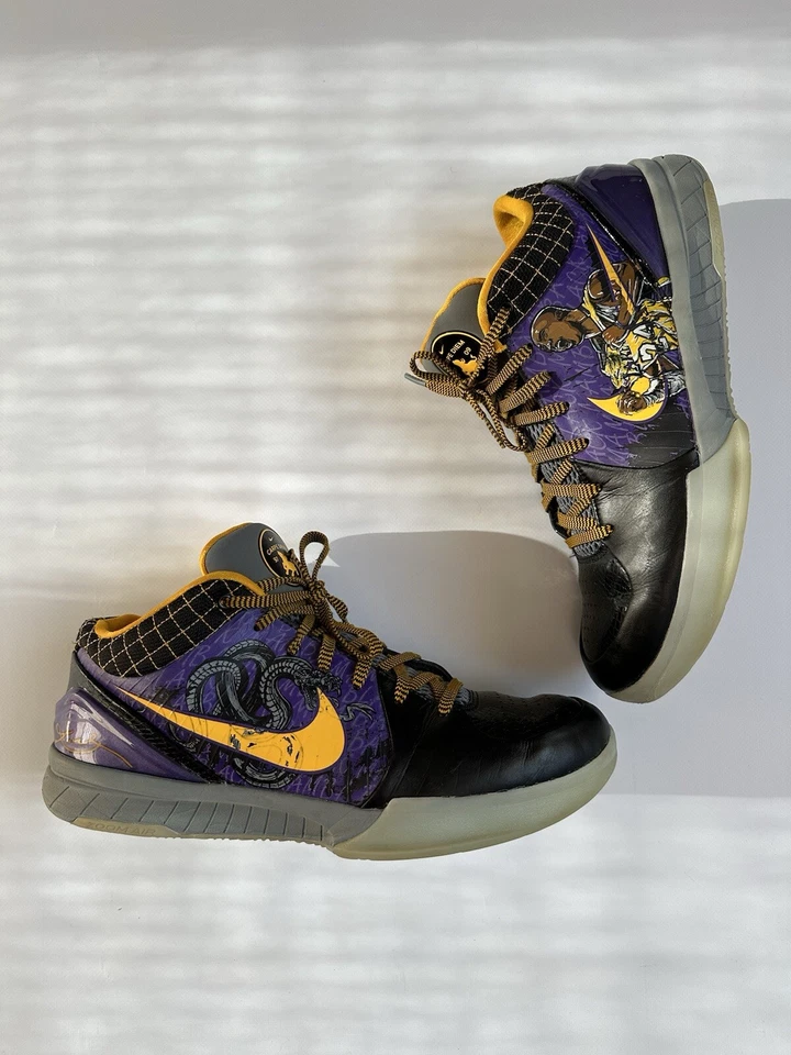 Size 11.5 - Nike Zoom Kobe 4 Protro 2019 Carpe Diem Custom Kobe Mamba Swoosh - Image 2 of 4