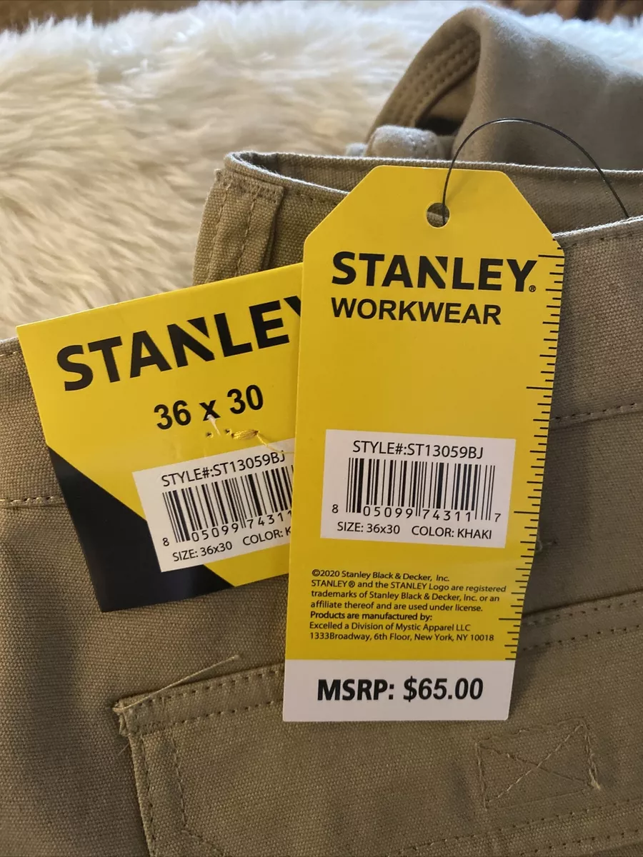 Stanley Men Fleece Lined Work Pants 36 X 30 Hunting Winter Fishing Cold  Outdoor